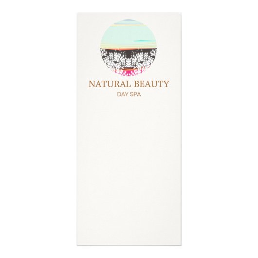 Carte Publicitaire Soins naturels Beauté Spa Sunrise Logo (Devant)