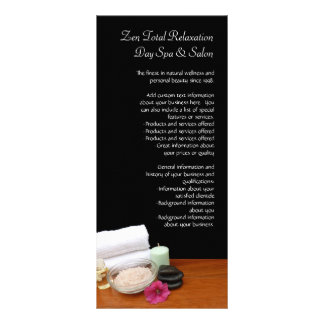 Carte Publicitaire Spa/noir/couleur de scène salon de
