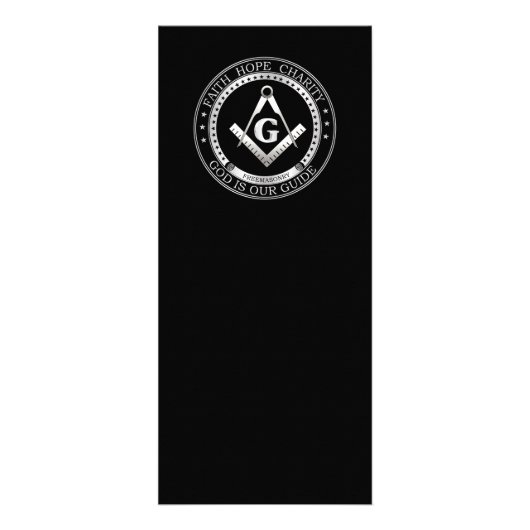 Carte Publicitaire Symbole franc-maçonnerie (Devant)