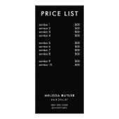 Carte Publicitaire Tarification minimale (Devant)