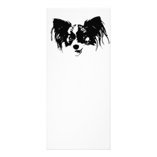 Carte Publicitaire Tête de chien drôle