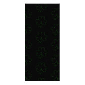 Carte Publicitaire Trèfle vert Saint Patrick Chance Charms (Dos)