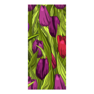 Carte Publicitaire Tulipes