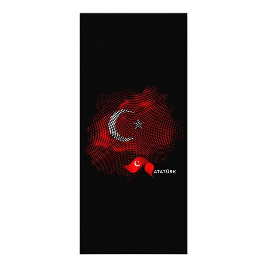 Carte Publicitaire Turkey flag (Devant)