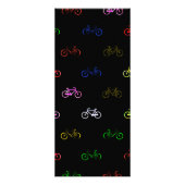 Carte Publicitaire Vélos colorés (Dos)