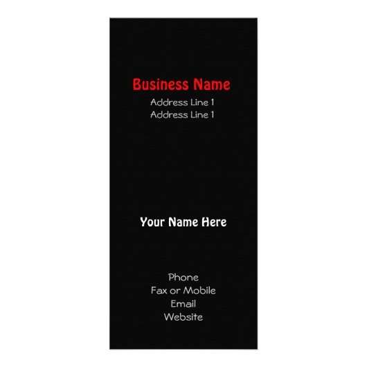 Carte Publicitaire Vérification de l'argent (Dos)