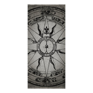 Carte Publicitaire Vieille Rose des Vents