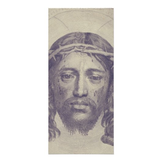 Carte Publicitaire Visage du Christ sur le Voile de Saint-Veronica (Devant)