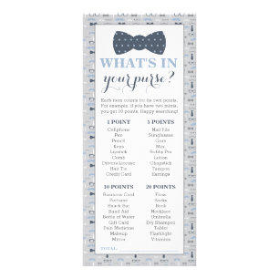 Carte Publicitaire What's In Your Purse Game, 25 Pack