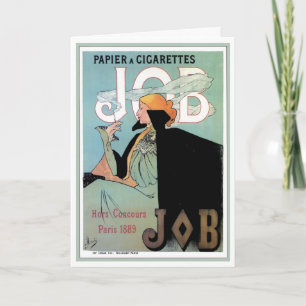 CARTE PUBLICITÉ FRANÇAISE CIGARETTE POSTERART SOUHAITE