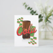 Carte Publicité vintage pour Cola (Debout devant)