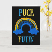Carte Puck Futin Mème Création Drôle Ukraine Russie  (Fleur jaune)