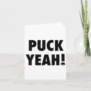 Carte Puck Yeah! _ Hockey S pour les fans_1