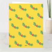 Carte Pudding de Noël personnalisé (Dos)