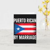 Carte Puerto Rican By Marriage Puerto Rico (Fleur jaune)