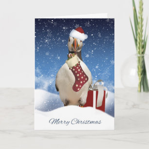 Carte Puffin De Noël Avec Stocker Puffin Et Gif