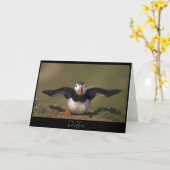 Carte Puffin de vidange (Fleur jaune)