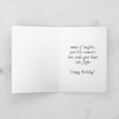Carte Puffin Happy Birthday Wishes (Intérieur)