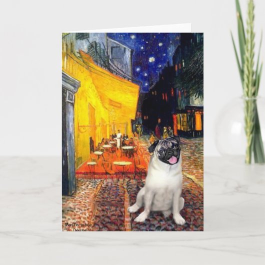 Carte Pug 10 (faon) - Café de la terrasse (Devant)