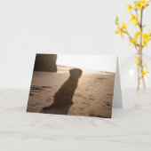 Carte puggle de coucher du soleil (Fleur jaune)