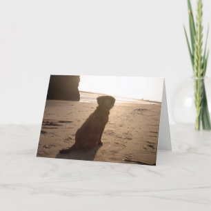 Carte puggle de coucher du soleil