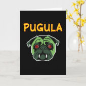 Carte Pugula le chien vampire (Fleur jaune)