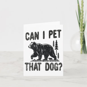 Carte Puis-Je Animer Ce Chien Drôle Randonnée Camping Be