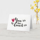 CARTE PUIS-JE **MONTRER** VOUS COMBIEN JE VOUS "AIME" ? (Fleur jaune)