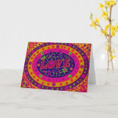 Carte Puissance d'amour (Fleur jaune)