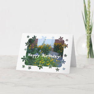 Carte Puissance des fleurs ! Anniversaire+Jardin