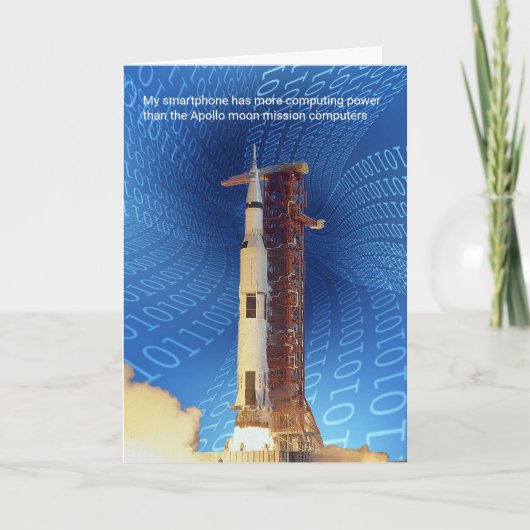 Carte Puissance informatique Apollo 11 (Devant)
