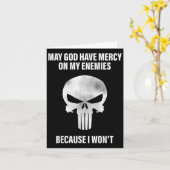 Carte Puisse Dieu Avoir Pitié De Mes Ennemis Parce Que J (Fleur jaune)