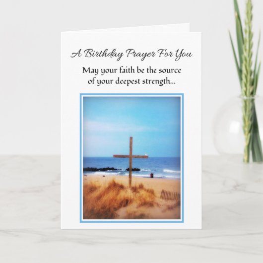Carte Puisse Ta Foi...Anniversaire Religieux (Devant)