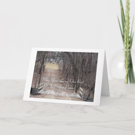 Carte Puisse Ton Amoureux se reposer en paix parfaite su (Devant)