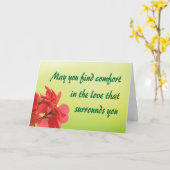 Carte Puissiez-vous trouver des condoléances de sympathi (Fleur jaune)