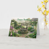 Carte Puits de jardin de cottage (Fleur jaune)