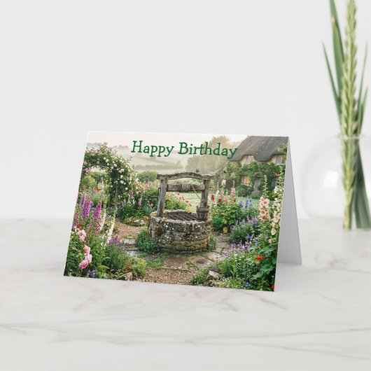 Carte Puits de jardin de cottage (Devant)