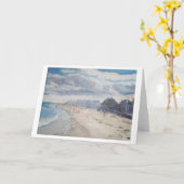 Carte Puits de plage de l'île de Drake, Maine (Fleur jaune)