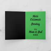 Carte Pull jamaïcain laid de Noël Rasta (Intérieur)