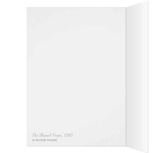 Carte Pulzone CC0753 de Peace Scipione Vierge bien (Intérieur (Gauche))