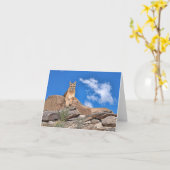 Carte Puma sur la garde (Fleur jaune)