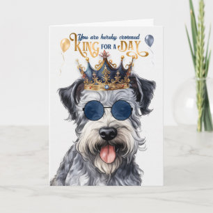 Carte Pumi Chien King pour une journée d'anniversaire dr
