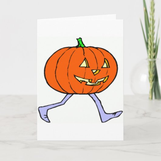 Carte Pumkin effrayant (Devant)