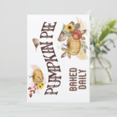 CARTE PUMPKIN PIE (Debout devant)