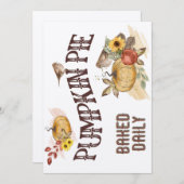 CARTE PUMPKIN PIE (Devant / Derrière)