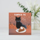 Carte Pumpkin Pie card (Debout devant)