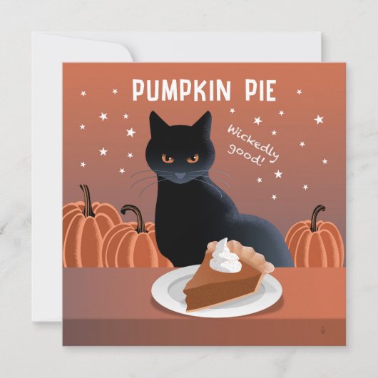 Carte Pumpkin Pie card (Devant)