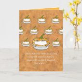 Carte PumpkinPatch soins médicaux masqués de Me Thanksgi (Fleur jaune)