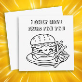 Carte Pun Romantique Drôle Mignon pour votre page de col