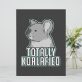Carte Pun - Totalement Koalafied (Debout devant)